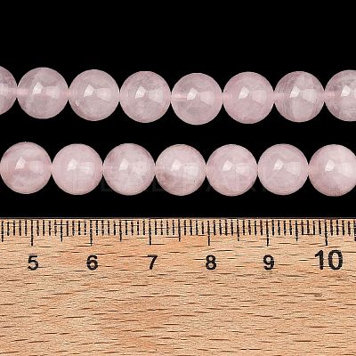 Natural Madagascar Rose Quartz Beads Strands G-Z146-A01-8mm-02-1