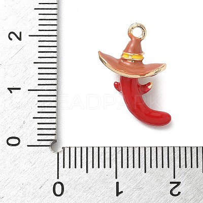 Alloy Enamel Pendants PALLOY-P314-02D-G01-1