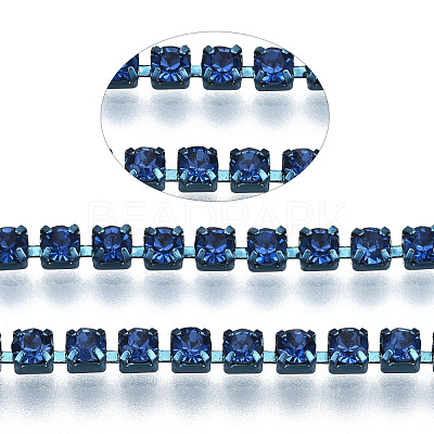 Electrophoresis Iron Rhinestone Strass Chains CHC-Q009-SS6.5-B11-1