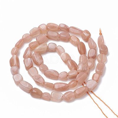 Natural Sunstone Beads Strands G-S290-04-1