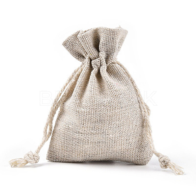 Cotton Cloth Packing Pouches Drawstring Bags ABAG-R011-7X9-01-1