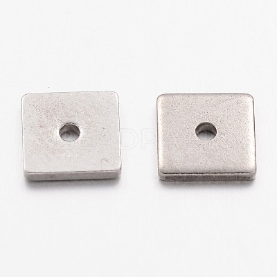Non-Tarnish 304 Stainless Steel Spacer Beads STAS-E134-5mm-19P-1