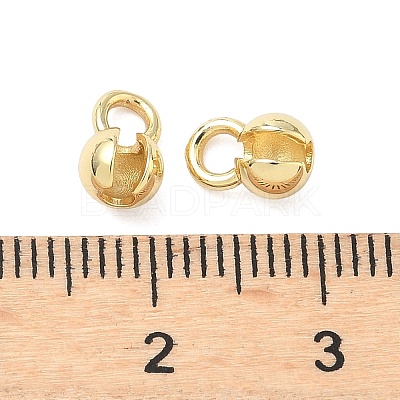 Brass Bead Tips KK-C156-02B-G-1