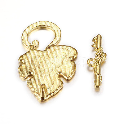 Alloy Toggle Clasps X1-PALLOY-A20005-G-FF-1