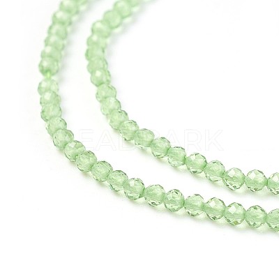 Transparent Glass Beads Strands GLAA-F094-A20-1