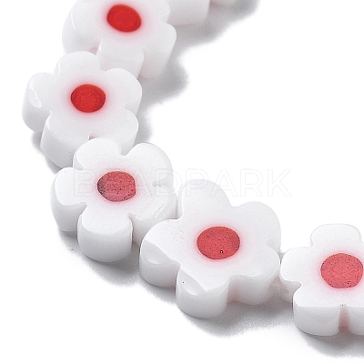 Handmade Millefiori Lampwork Beads Strands LAMP-F035-09N-1