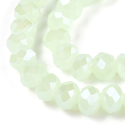 Electroplate Glass Beads Strands EGLA-A034-J6mm-A05-1-1