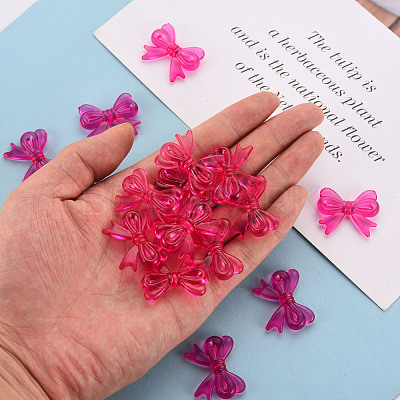 Transparent Acrylic Beads TACR-S154-56B-906-1