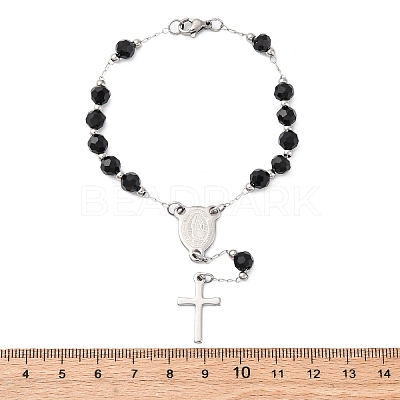 304 Stainless Steel Link Chain Bracelets BJEW-A032-07P-01-1