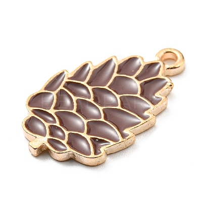 Thanksgiving Day Alloy Enamel Pendants LS-ENAM-D060-01G-KCG-1