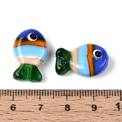 Handmade Lampwork Beads Strands LAMP-N036-15C-1