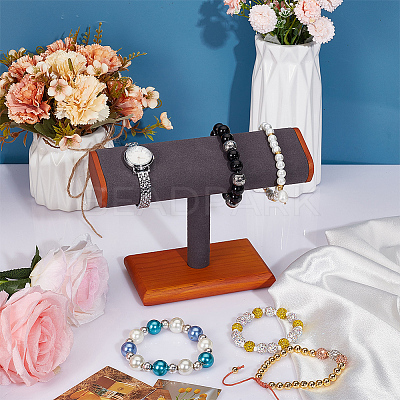Wood Bracelet Display Stands BDIS-WH0006-009B-1