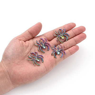 Alloy Pendants Rhinestone Settings PALLOY-N156-068-RS-1