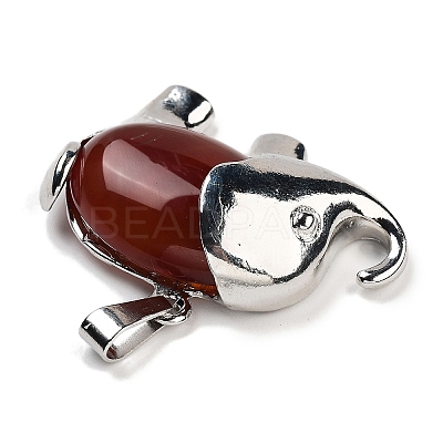 Natural Carnelian Pendants G-G112-01P-01-1
