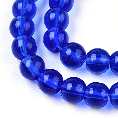 Transparent Glass Beads Strands GLAA-T032-T4mm-16-1