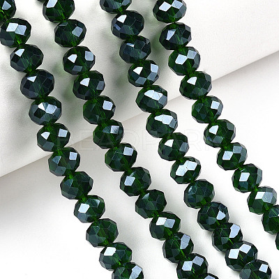 Electroplate Glass Beads Strands EGLA-A034-T4mm-A31-1