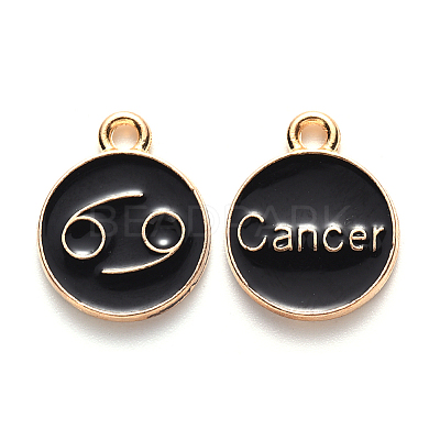 Alloy Enamel Pendants LS-X-ENAM-S124-01B-08D-1