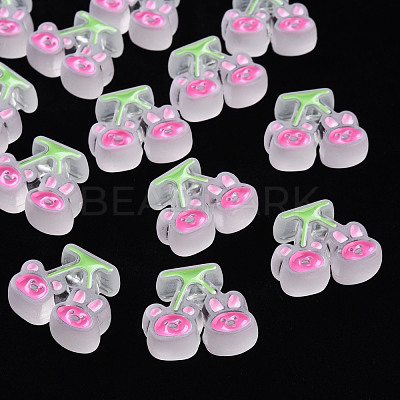 Transparent Acrylic Beads MACR-S374-04B-07-1