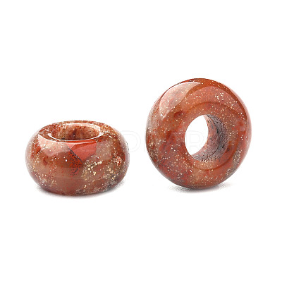 Natural Brecciated Jasper European Beads LS-X-G-G740-14x8mm-05-1