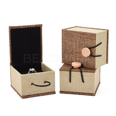 Rectangle Wooden Ring Boxes OBOX-N013-02-1