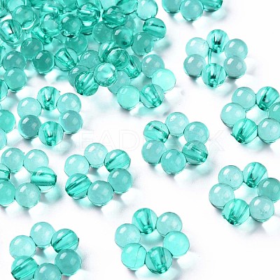 Transparent Acrylic Bead Frames TACR-S153-01A-68-1