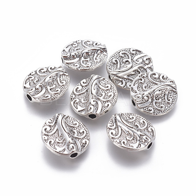 Tibetan Style Alloy Beads PALLOY-E552-35AS-1