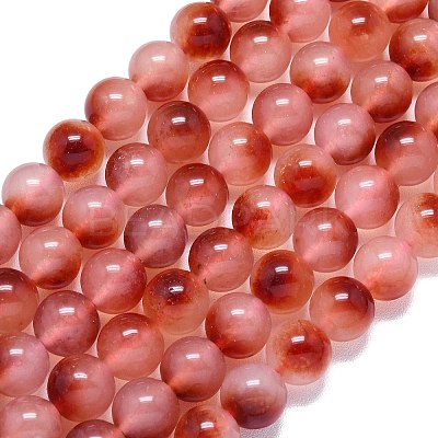 Natural Malaysia Jade Beads Strands G-B165-C01-10mm-1