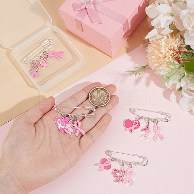 4Pcs Iron Brooches JEWB-PH01269-1