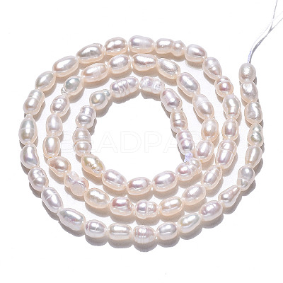 Natural Cultured Freshwater Pearl Beads Strands X1-PEAR-N012-03D-1