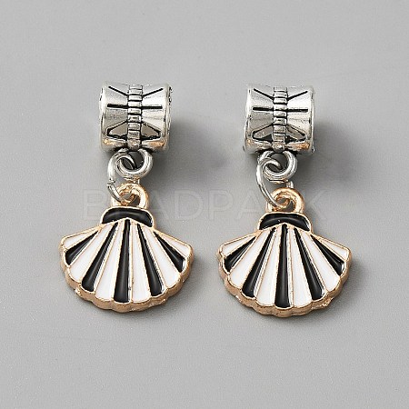 Alloy Enamel European Dangle Charms ENAM-TAC0021-01G-1