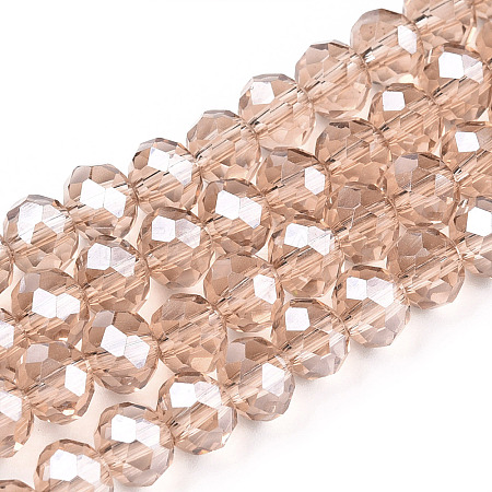 Electroplate Glass Beads Strands EGLA-A034-T3mm-A29-1