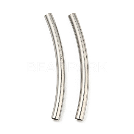 Non-Tarnish 304 Stainless Steel Tube Beads STAS-B047-27G-P-1