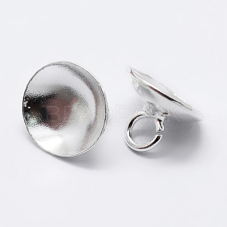 925 Sterling Silver Pendant Bails STER-K167-048E-S-1