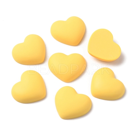Opaque Resin Cabochons RESI-WH0021-39B-1