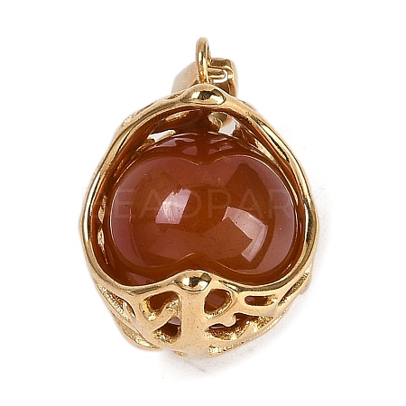 304 Stainless Steel Pendants STAS-K252-06G-02-1