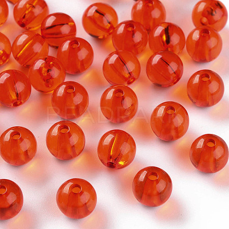 Transparent Acrylic Beads MACR-S370-A10mm-726-1