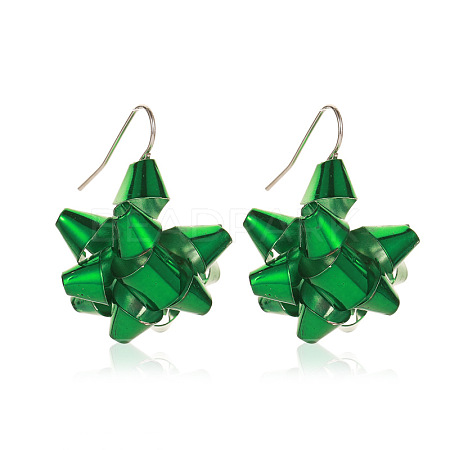Alloy Enamel Dangle Earrings FS-WG66691-01-1