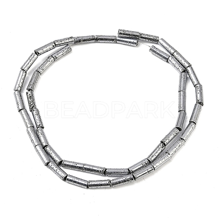 Electroplated Natural Lava Rock Beads Strands G-K388-03A-03-1