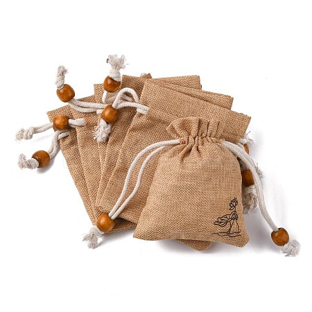 Burlap Packing Pouches ABAG-L006-A-01-1