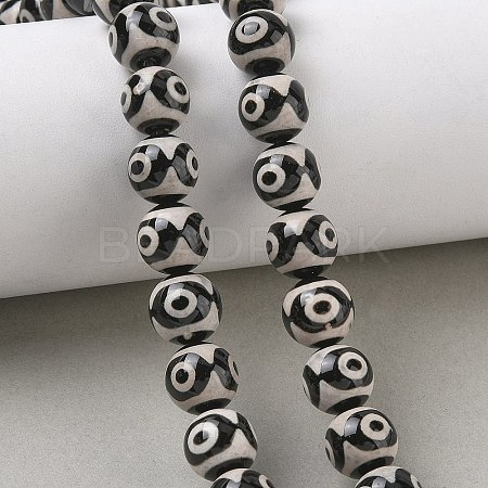 Tibetan Style dZi Beads Strands GG-CBA3DA1-06-1