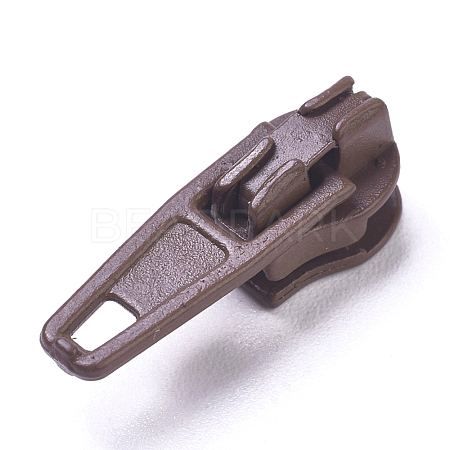Spray Painted Alloy Replacement Zipper Sliders PALLOY-WH0067-97X-1