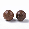 Natural Wood Beads WOOD-S666-12mm-01-2