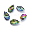 Faceted Glass Pendants GLAA-F069-S-2