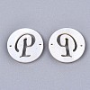 Natural Freshwater Shell Links Connectors SHEL-S276-120P-2