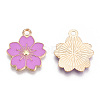 Alloy Enamel Pendants X-ENAM-S121-115H-2