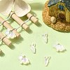 6Pcs 2 Styles Natural White Shell Beads BSHE-CJ0001-05-5