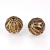 Brass Beads KK-E737-58AB-2