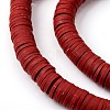 Handmade Polymer Clay Beads Strands CLAY-R089-8mm-Q103-3