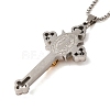 Gothic 201 Stainless Steel Pendants Necklaces NJEW-K260-01G-3