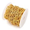 Stainless Steel Oval Paperclip Chains CHS-G040-01B-G-2